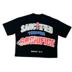 "Sanctified Through Sacrifice" Oversized Tee